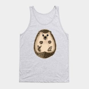 Kawaii hedgehog Tank Top